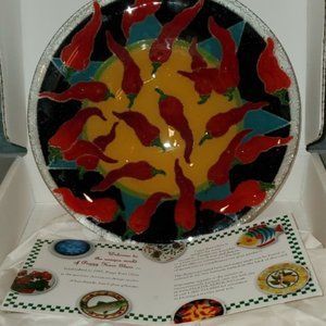 Peggy Karr Glass - 9" Chilles Bowl